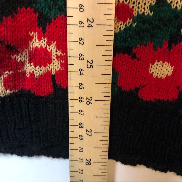 Vintage Adele Knitwear Womens Acrylic Floral Sweater XL - Picture 6 of 6